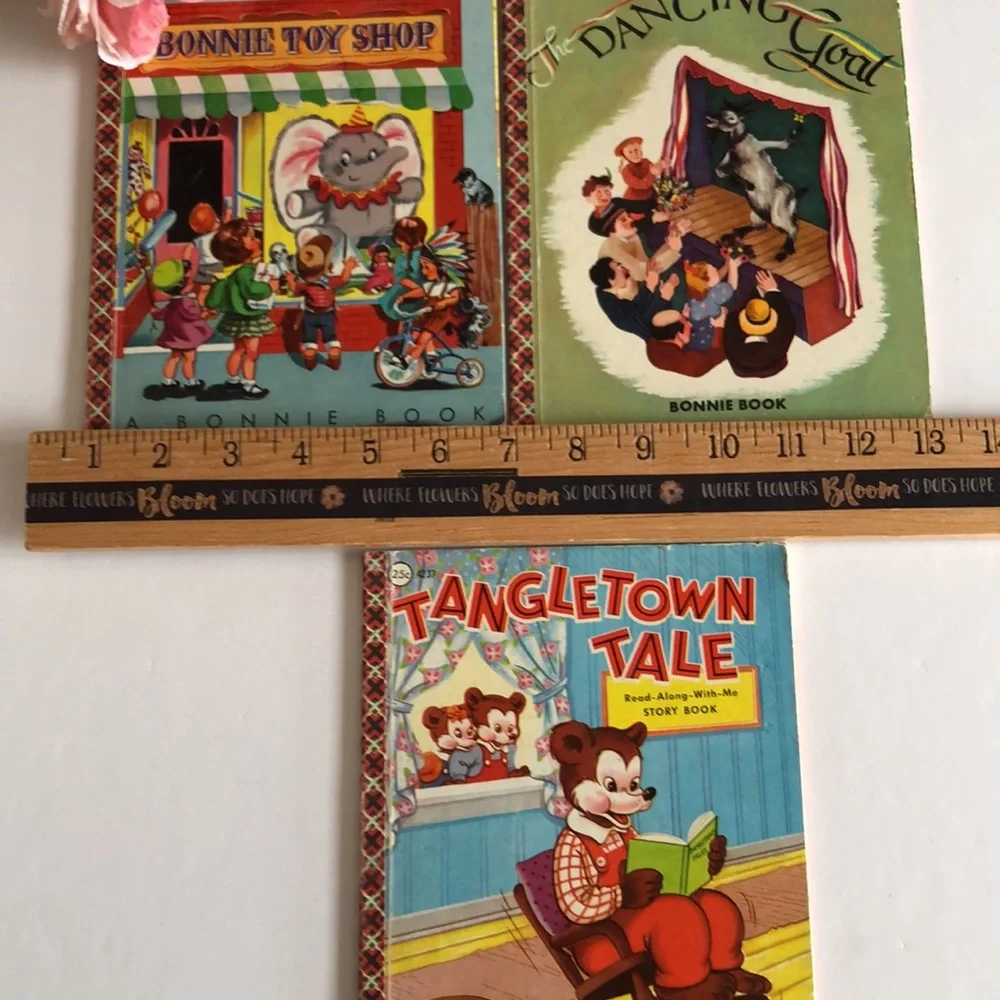 Bonnie Books 1960s Vintage Childrens Books